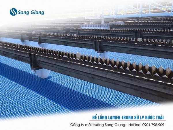 Bể lắng lamen