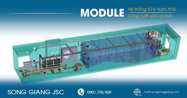 Module xử lý nước thải quy mô nhỏ