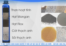 Các vật liệu lọc phổ biến trong hệ thống lọc nước