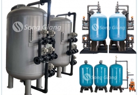 Bồn lọc áp lực Composite trong lọc nước giếng khoan