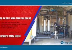 Dự án nước thải khu căn hộ cao cấp