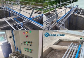 Hệ thống xử lý nước thải sinh hoạt 5 khối ngày