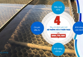 Tiêu chí đánh giá một hệ thống xử lý nước thải