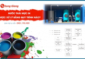4 phương pháp xử lý nước thải mực in