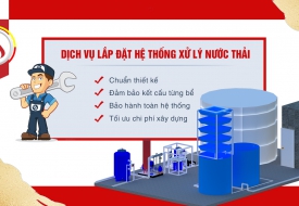 Lắp đặt hệ thống xử lý nước thải 