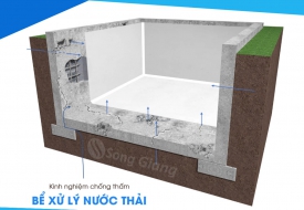 Quy trình chống thấm cho bể xử lý nước thải