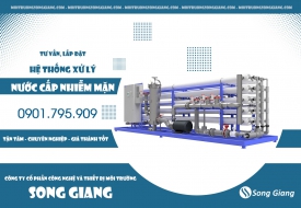 Xử lý nước nhiễm mặn