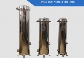 Tìm hiểu chi tiết về phin lọc nước 3 lõi inox