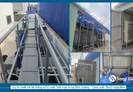Nước thải mực in công suất 15 m3