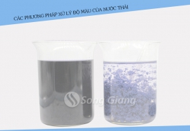 Các phương pháp xử lý độ màu của nước thải