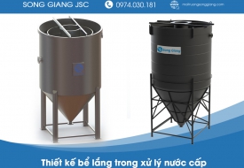 Bể lắng trong xử lý nước cấp