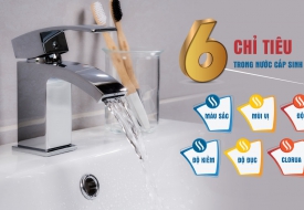 06 chỉ tiêu quan trọng trong nước cấp sinh hoạt